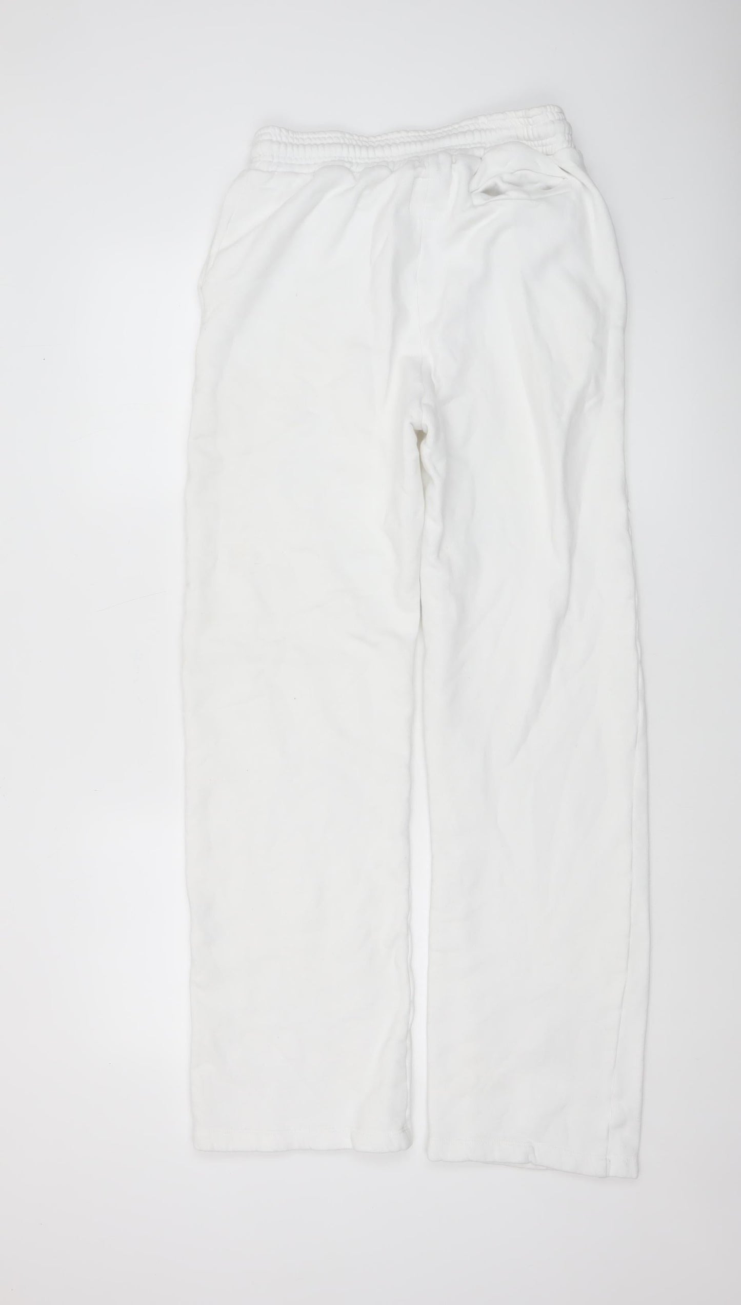 Womens UK Size S Katla Relaxed Fit Sweatpants White Trousers