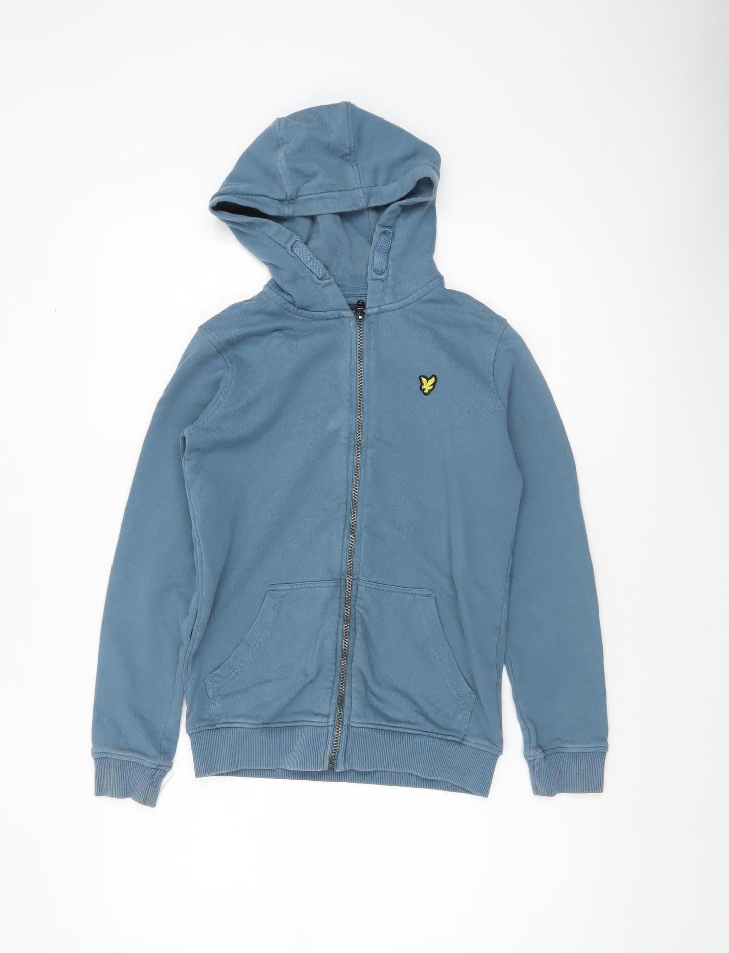 Boys UK Size 10-11 Years Lyle & Scott Blue Full Zip Hoodie