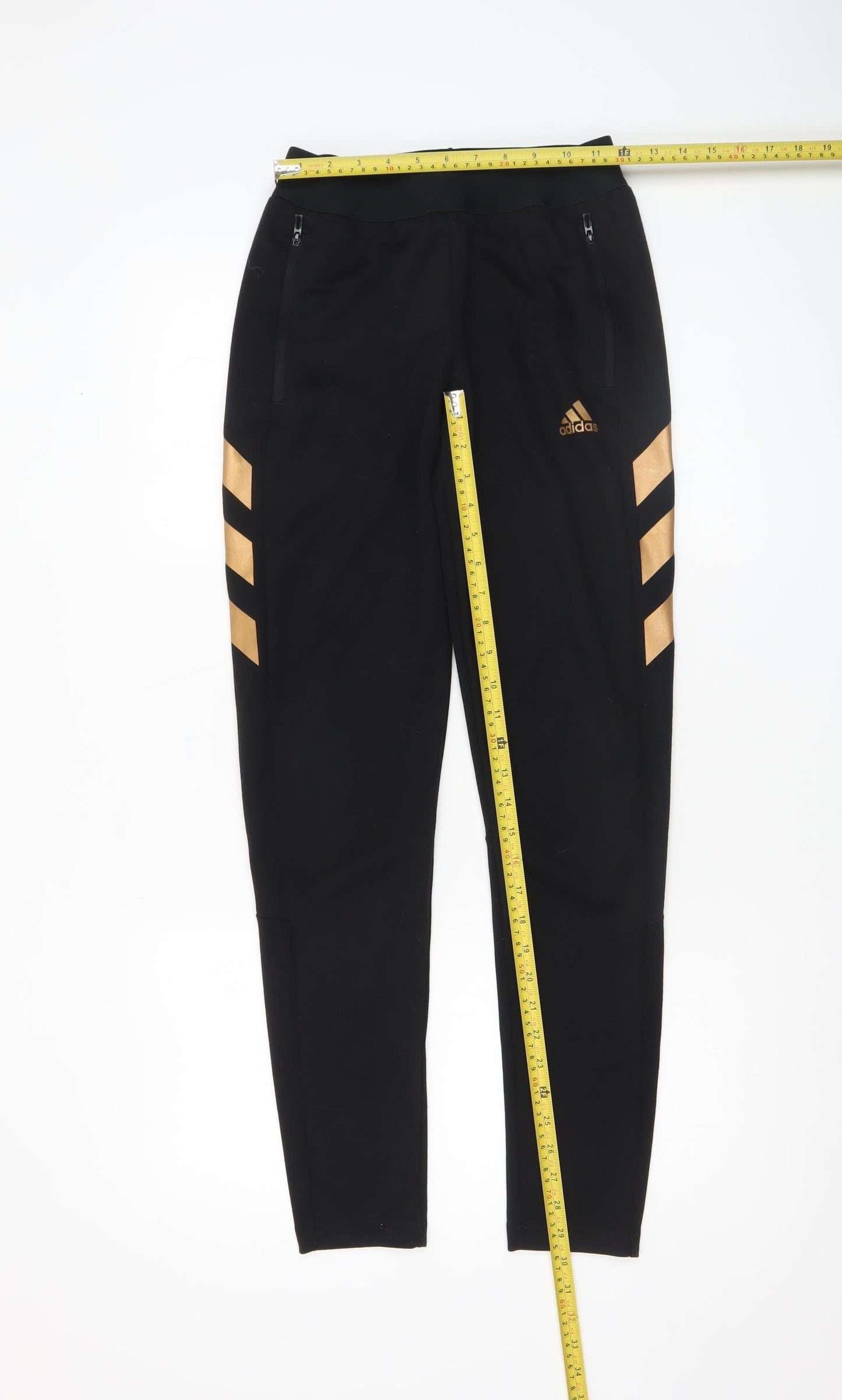 Boys UK Size 13-14 Years adidas Slim Fit Jogger Black Trousers
