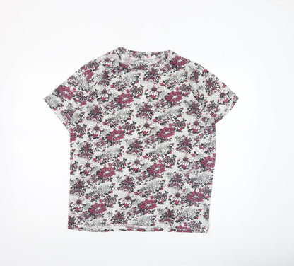 Womens UK Size 12 Pull&Bear Multicoloured Basic T-Shirt