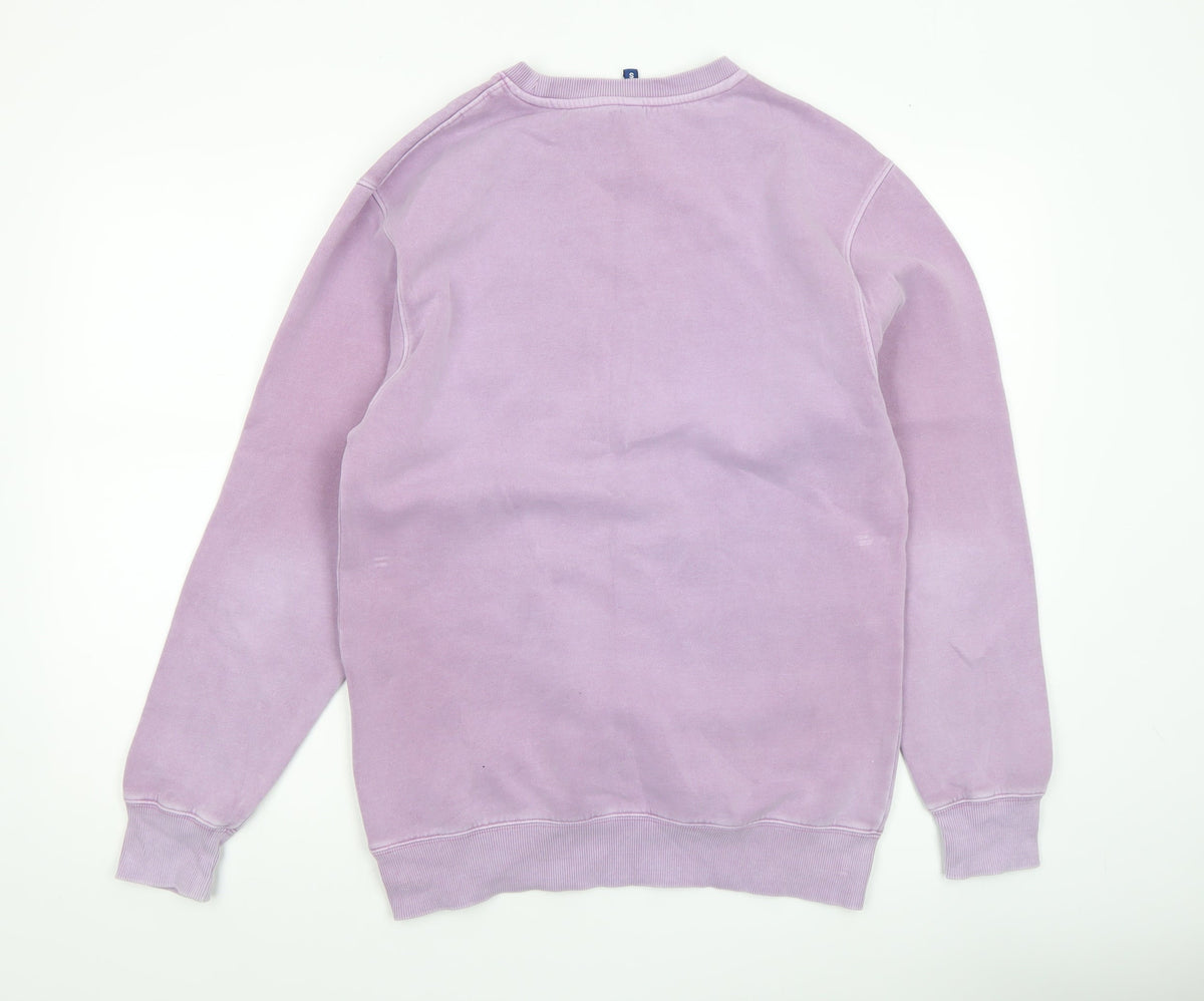 Mens UK Size S H&M Purple Pullover Sweatshirt