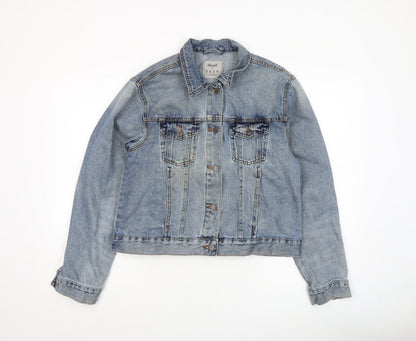 Womens UK Size 16 Denim Co. Blue Basic Jacket