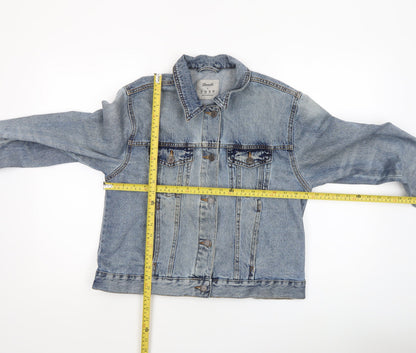 Womens UK Size 16 Denim Co. Blue Basic Jacket