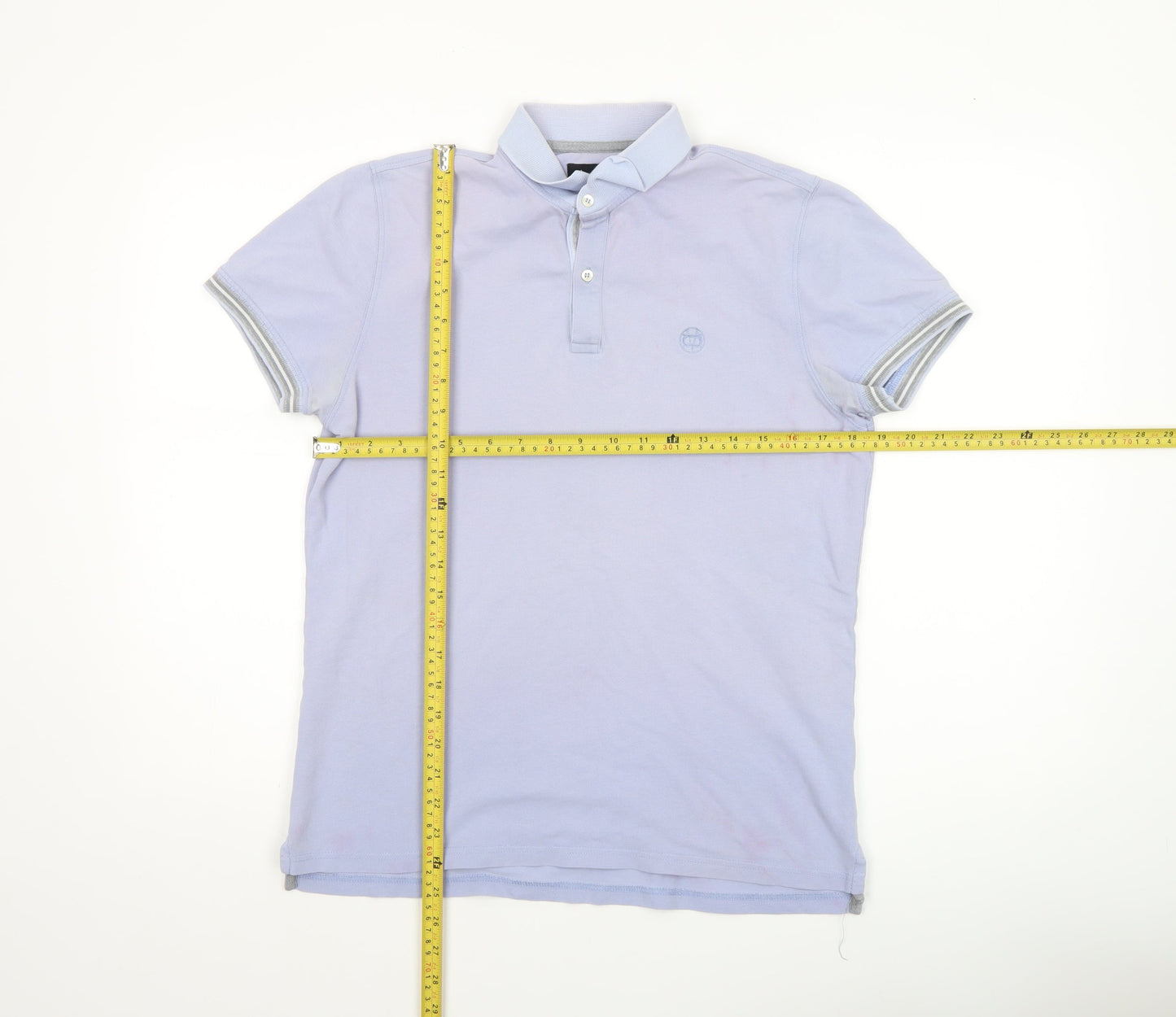 Mens UK Size M Massimo Dutti Cotton Polo Shirt