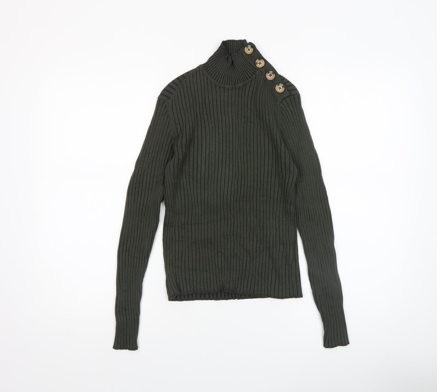 Womens UK Size S Hollys Green Pullover Jumper
