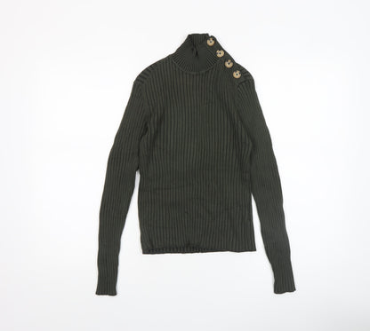 Womens UK Size S Hollys Green Pullover Jumper