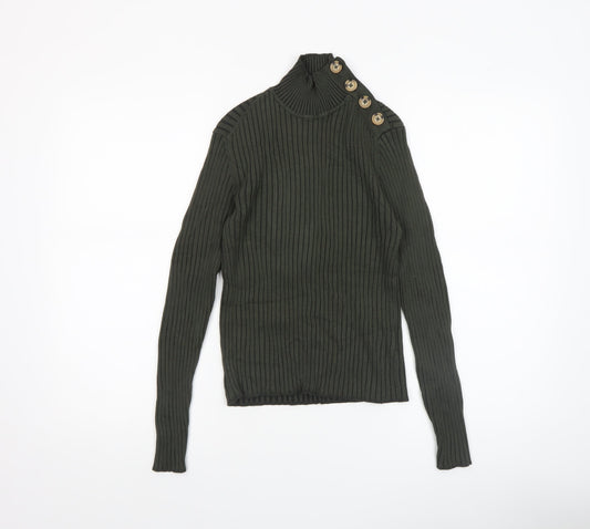 Womens UK Size S Hollys Green Pullover Jumper