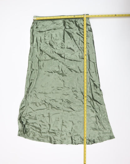 Womens UK Size XL Sinead Keary The Label Straight & Pencil Satin Skirt