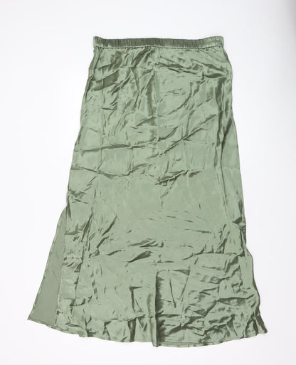 Womens UK Size XL Sinead Keary The Label Straight & Pencil Satin Skirt