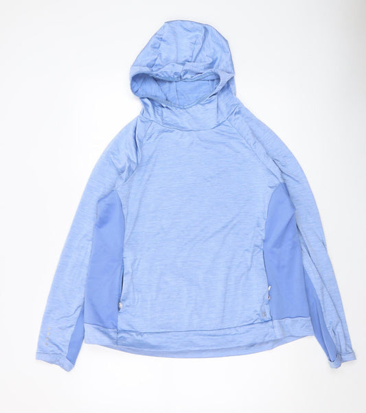 Womens UK Size L Dunnes Stores Blue Pullover Hoodie
