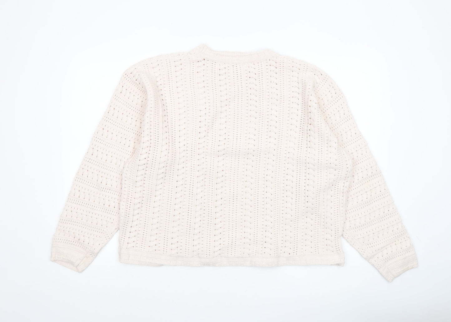 Womens UK Size XL Gallery Ivory Pullover Jumper