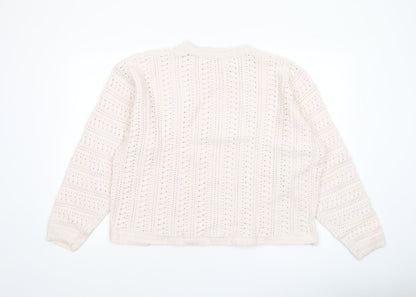 Womens UK Size XL Gallery Ivory Pullover Jumper