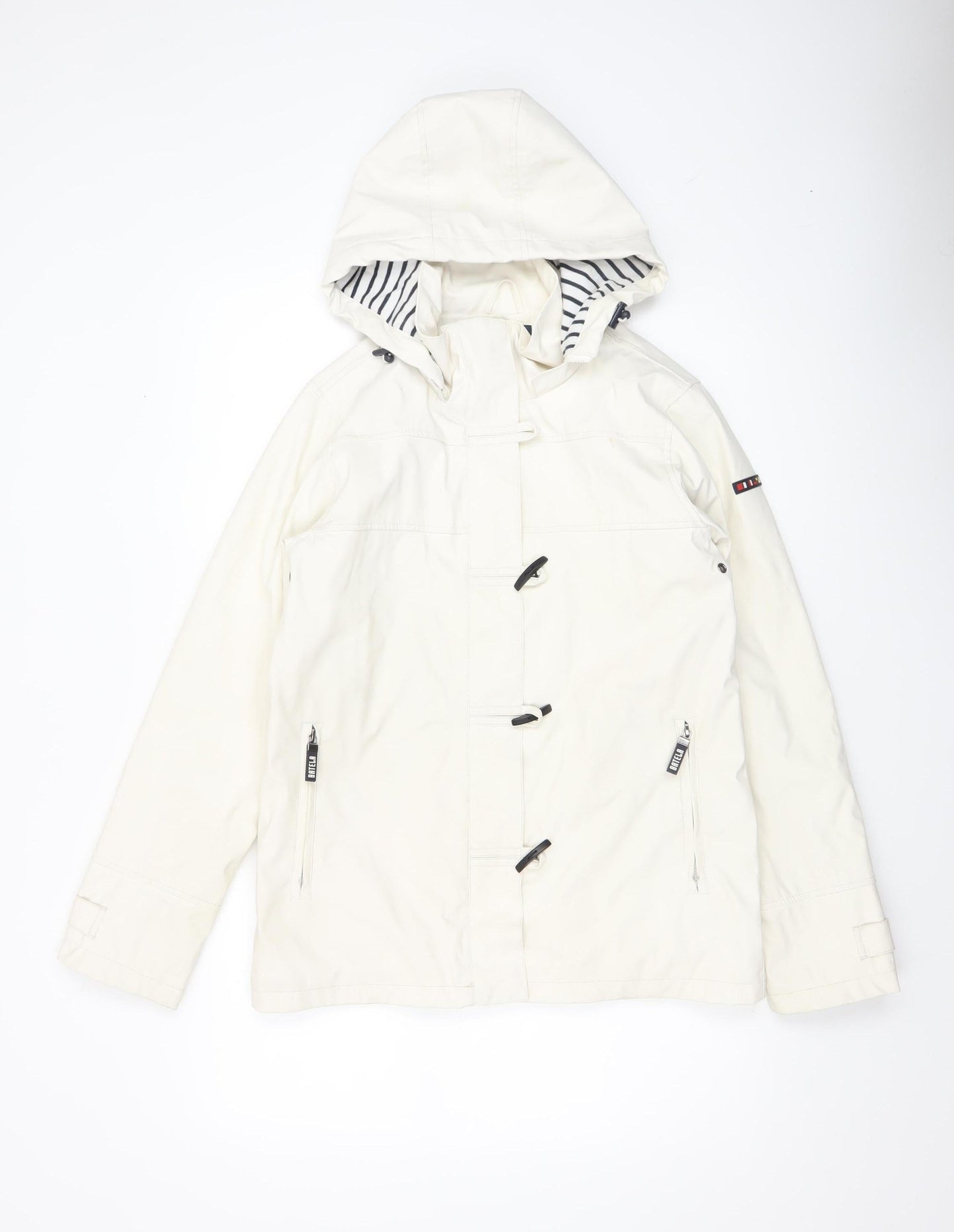 Womens UK Size 8 Batela White Rain Coat