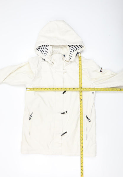 Womens UK Size 8 Batela White Rain Coat