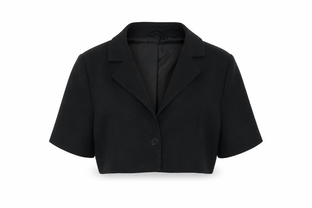 Womens UK Size 10 PRETTYLITTLETHING Regular Black Blazer