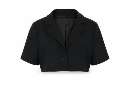 Womens UK Size 10 PRETTYLITTLETHING Regular Black Blazer