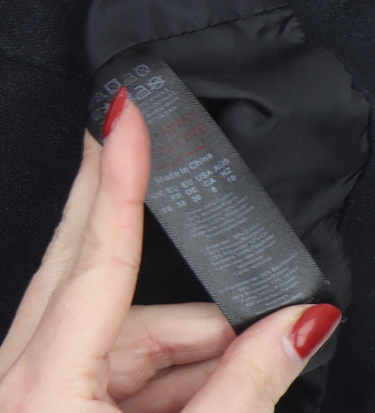 Womens UK Size 10 PRETTYLITTLETHING Regular Black Blazer