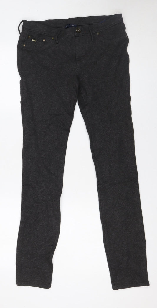 Womens UK Size M Tommy Hilfiger Slim Fit Casual Workwear Grey Trousers