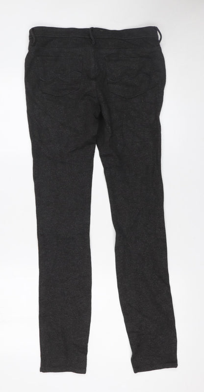 Womens UK Size M Tommy Hilfiger Slim Fit Casual Workwear Grey Trousers