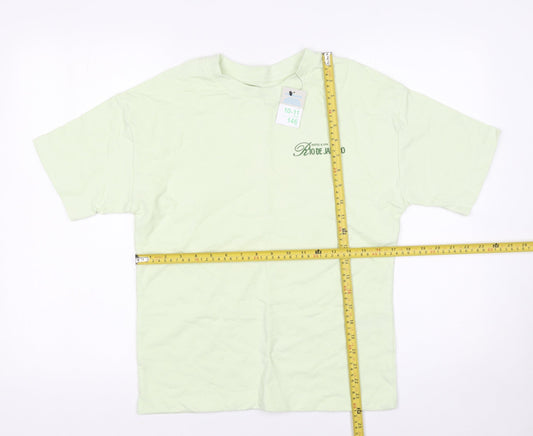 Boys UK Size 10-11 Years Primark Green Basic T-Shirt
