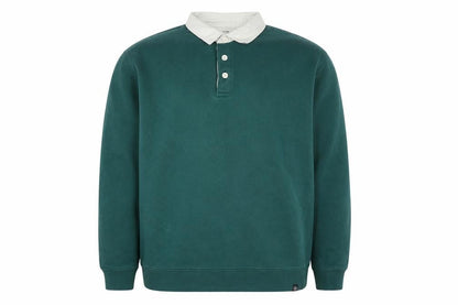 Mens UK Size L Marks and Spencer Green Henley Sweatshirt