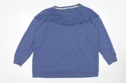Womens UK Size 22 NEXT Blue Pullover Sweatshirt