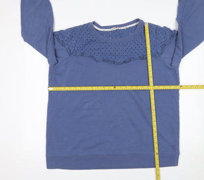 Womens UK Size 22 NEXT Blue Pullover Sweatshirt