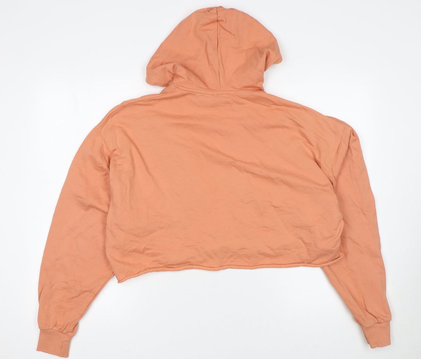Womens UK Size 8 COLLUSION Orange Pullover Hoodie