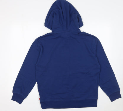 Mens UK Size S Levi's Blue Pullover Hoodie