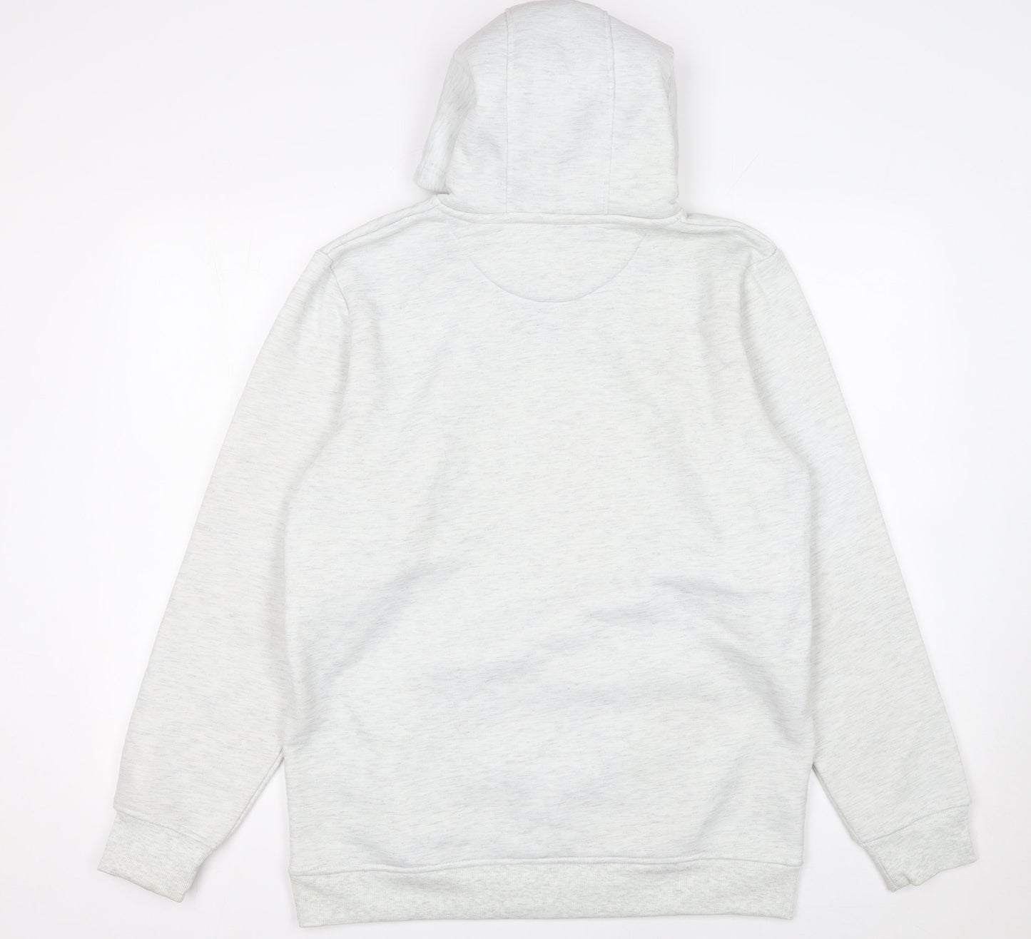 Mens UK Size M Brave Soul Grey Pullover Hoodie