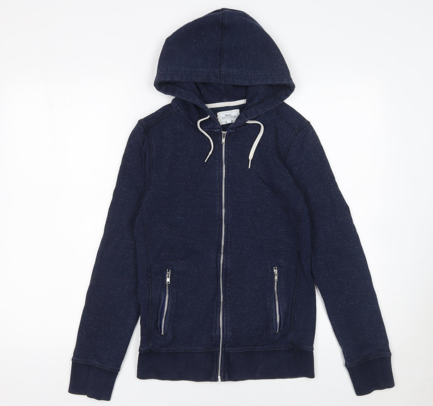 Womens UK Size XS NEXT Blue Full Zip Hoodie