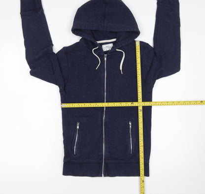Womens UK Size XS NEXT Blue Full Zip Hoodie