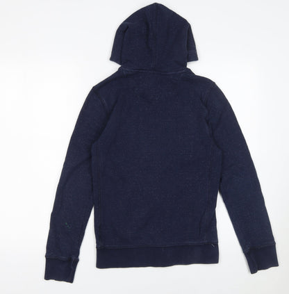 Womens UK Size XS NEXT Blue Full Zip Hoodie