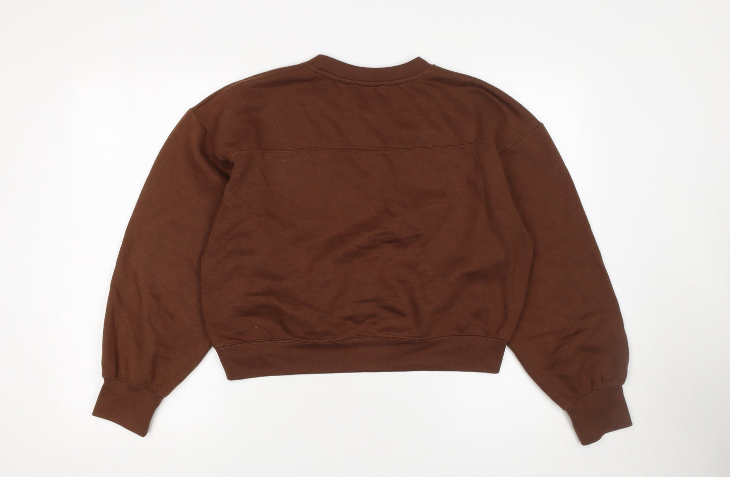 Womens UK Size S Zara Brown Pullover Sweatshirt