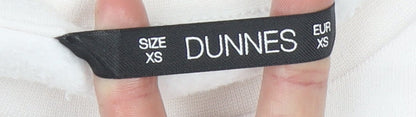 Womens UK Size XS Dunnes Beige Pullover Sweatshirt