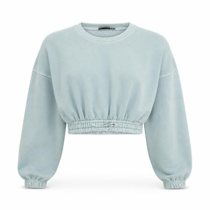 Womens UK Size 4 PRETTYLITTLETHING Blue Pullover Sweatshirt