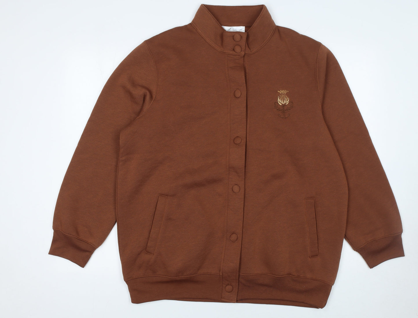 Womens UK Size 20 Jenny-Lee Brown Cardigan Sweatshirt