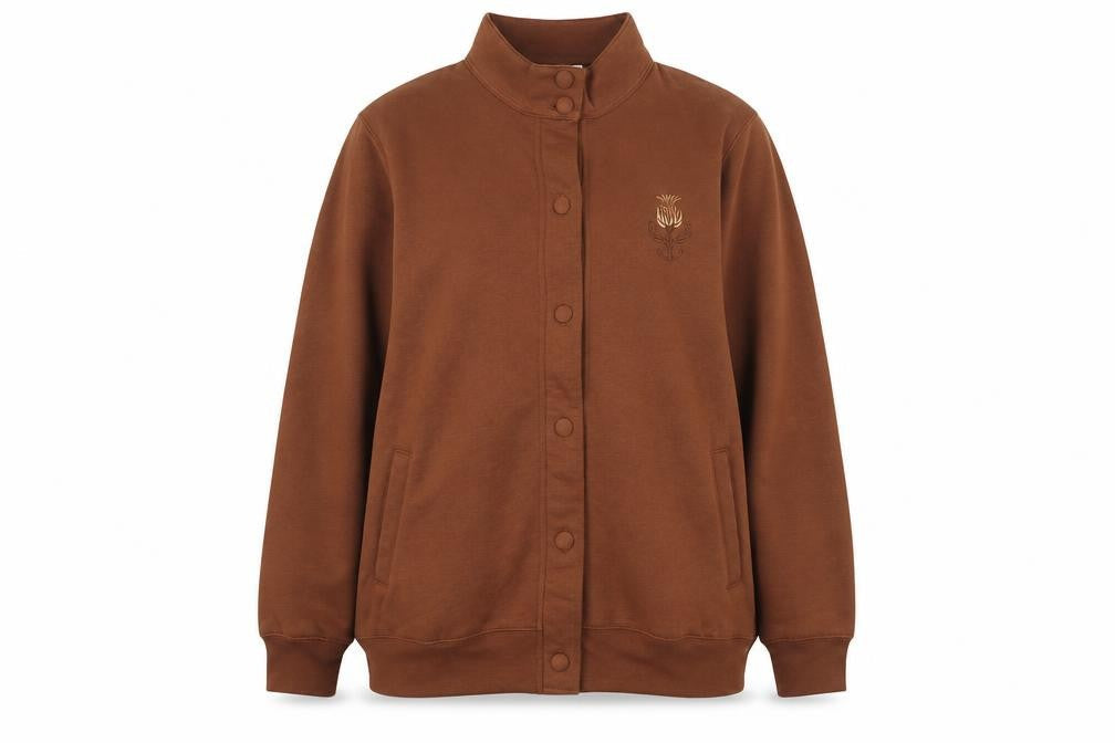 Womens UK Size 20 Jenny-Lee Brown Cardigan Sweatshirt