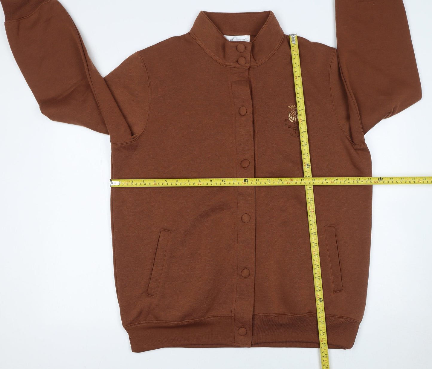 Womens UK Size 20 Jenny-Lee Brown Cardigan Sweatshirt