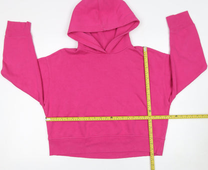 Womens UK Size L Zara Pink Pullover Hoodie