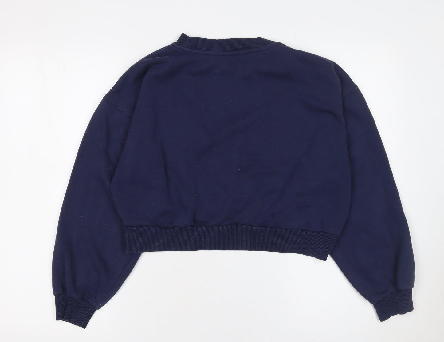 Womens UK Size M H&M Blue Pullover Sweatshirt