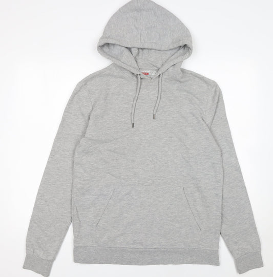 Mens UK Size S Topman Grey Pullover Hoodie