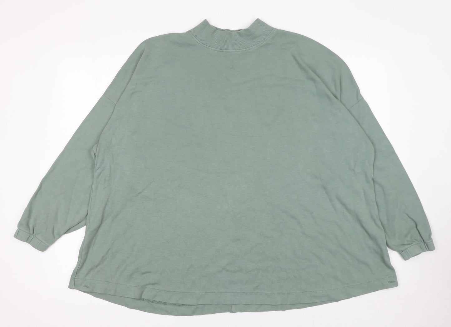 Womens UK Size 10 ASOS Design Green Pullover Sweatshirt