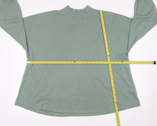 Womens UK Size 10 ASOS Design Green Pullover Sweatshirt