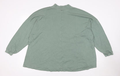 Womens UK Size 10 ASOS Design Green Pullover Sweatshirt