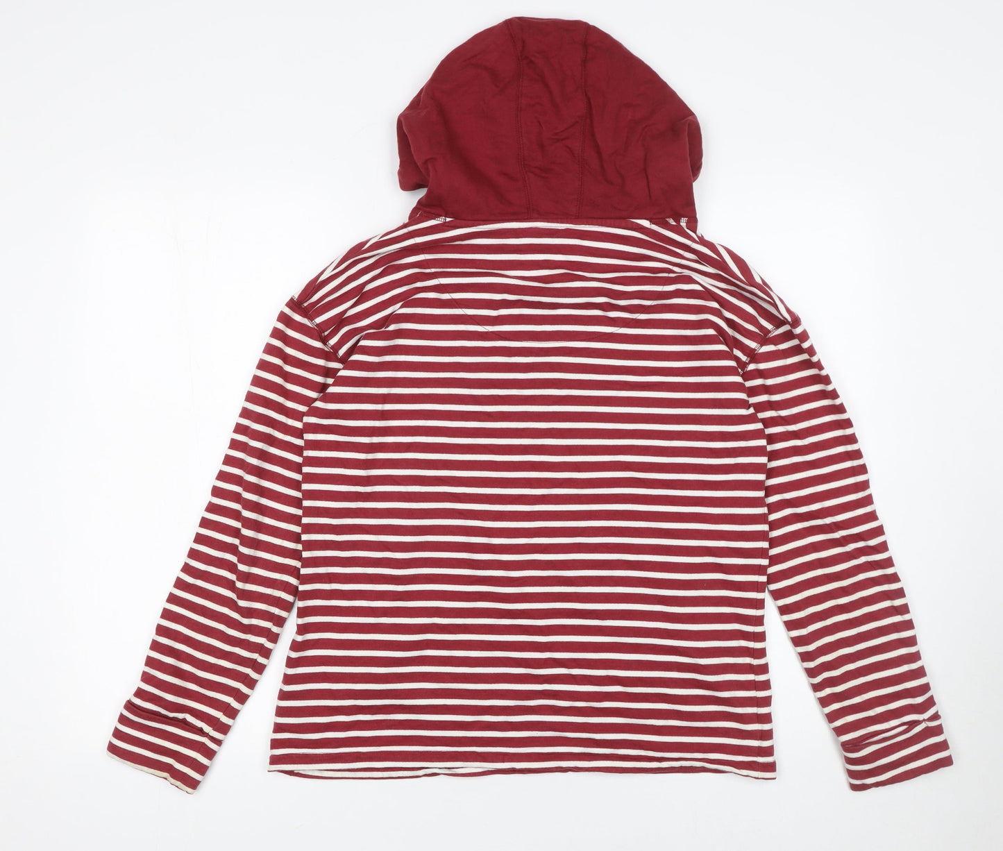 Womens UK Size 8 NEXT Red Pullover Hoodie