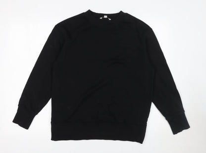 Womens UK Size S NEXT Black Pullover Sweatshirt