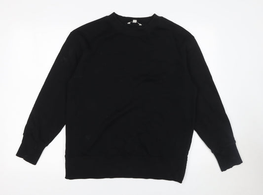Womens UK Size S NEXT Black Pullover Sweatshirt