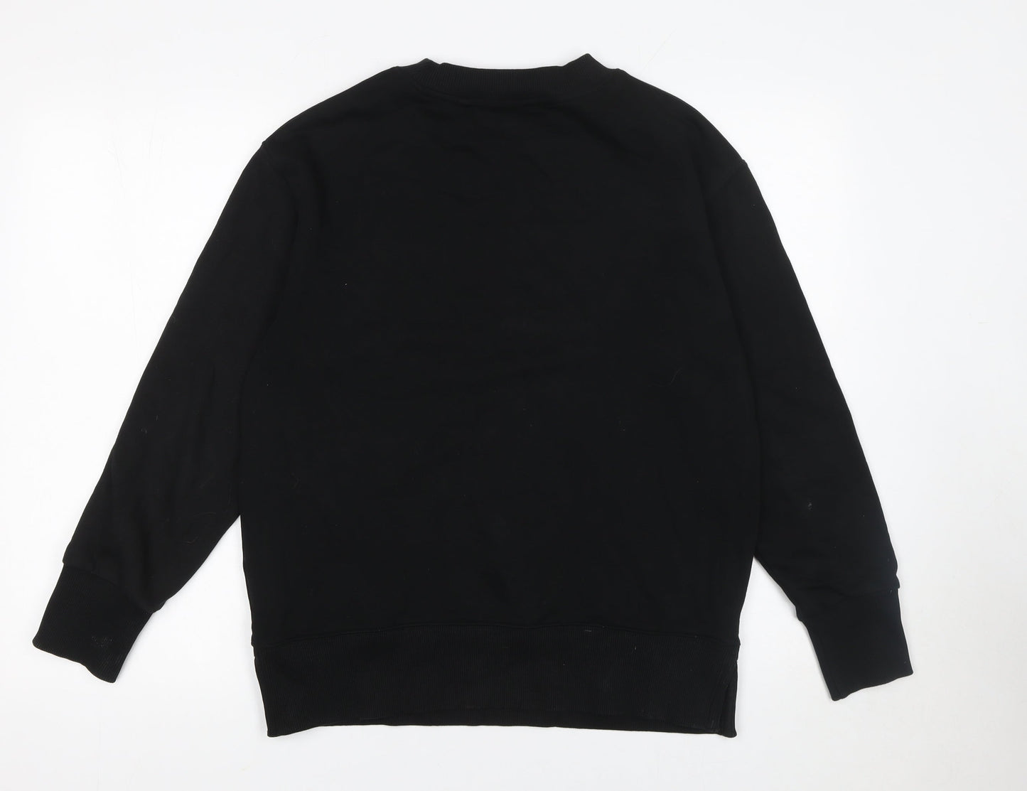 Womens UK Size S NEXT Black Pullover Sweatshirt