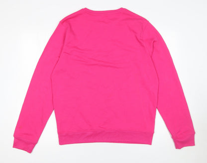 Womens UK Size M BC Collection Pink Pullover Sweatshirt